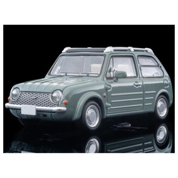 (預購) TOMYTEC LV-N394b 日產 Nissan PAO Canvas Top (Olive Grey) 1989 Model 20261101 TOMYTEC LV-N394b 日產 Nissan PAO Canvas Top (Olive Grey) 1989 Model