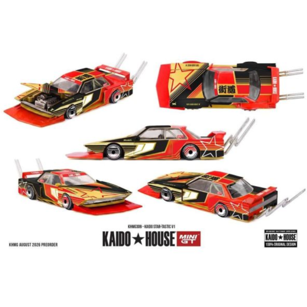 (預購) KAIDO HOUSE 1/64 KAIDO STAR-TASTIC V1 KHMG309 20260820 KAIDO HOUSE 1/64 KAIDO STAR-TASTIC V1 KHMG309