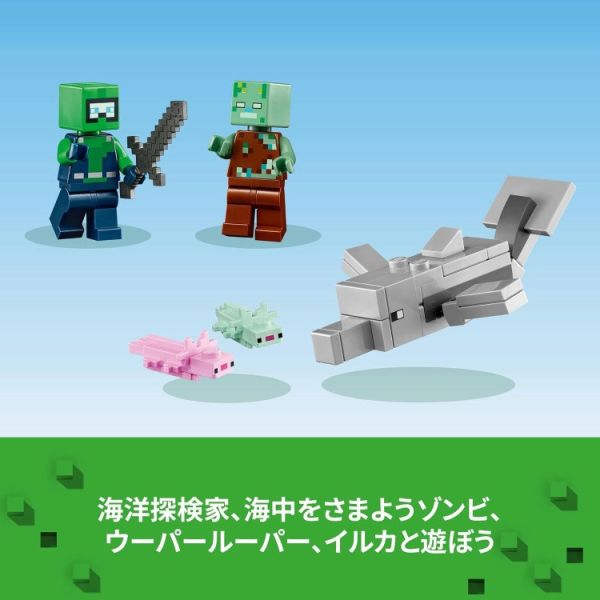 LEGO 樂高 21247 Minecraft The Axolotl House LEGO 樂高 21247 Minecraft The Axolotl House