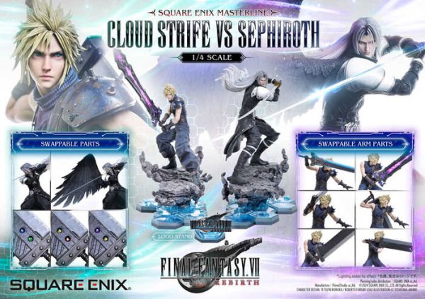 SQUARE ENIX MASTERLINE 1/4 太空戰士7 重生 克勞德 VS 賽菲羅斯 PVC完成品 SQUARE ENIX MASTERLINE 1/4 太空戰士7 重生 克勞德 VS 賽菲羅斯 PVC完成品