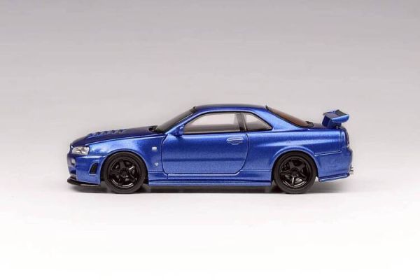 (預購) MOTORHELIX 1/64 日產 NISMO R34GTR Ztune 海灣藍 (預購) MOTORHELIX 1/64 日產 NISMO R34GTR Ztune 海灣藍