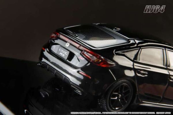 Hobby JAPAN 1/64 本田 Honda CIVIC RS Crystal Black Pearl  珍珠黑 HJ642046ABK Hobby JAPAN 1/64 本田 Honda CIVIC RS Crystal Black Pearl  珍珠黑 HJ642046ABK