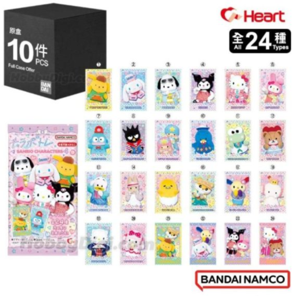 (預購) BANDAI 卡牌 SANRIO 三麗鷗 角色4 全24種 一中盒10入販售 20260316 BANDAI 卡牌 SANRIO 三麗鷗 角色4 全24種 一中盒10入販售
