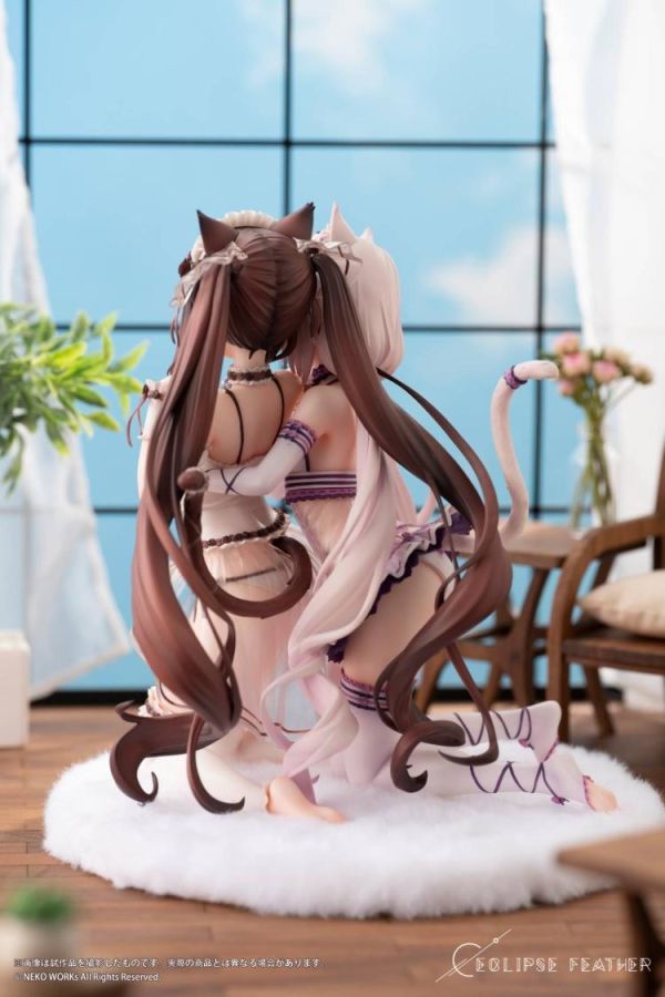 (預購) [豪華版] [18禁商品] EclipseFeather 1/6 貓娘樂園 巧克力與香草 午後的甜蜜嬉戲 Ver. PVC完成品 20260428 [豪華版] [18禁商品] EclipseFeather 1/6 貓娘樂園 巧克力與香草 午後的甜蜜嬉戲 Ver. PVC完成品
