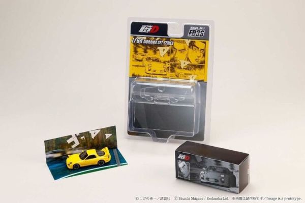 (預購) Hobby JAPAN 1/64 頭文字D 馬自達 MAZDA RX-7 (FD3S) Project D / INITIAL D 高橋啟介VS秋山涉 對戰場合 附情境背景板 HJDMD002B 20260101 Hobby JAPAN 1/64 頭文字D 馬自達 MAZDA RX-7 (FD3S) Project D / INITIAL D 高橋啟介VS秋山涉 對戰場合 附情境背景板 HJDMD002B