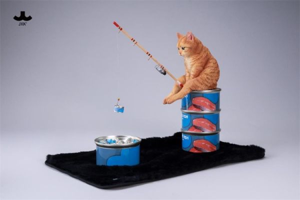 (預購) JXK 釣夢小貓 Dream-Fishing Kitten 分別販售 已塗裝完成品 20251119 JXK 釣夢小貓 Dream-Fishing Kitten 分別販售 已塗裝完成品