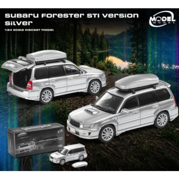 (預購) Model Model 1/64 速霸陸 Subaru Forester STI Version Silver with Rooftop Cargo box MM64-SG9-004 20260730 Model Model 1/64 速霸陸 Subaru Forester STI Version Silver with Rooftop Cargo box MM64-SG9-004