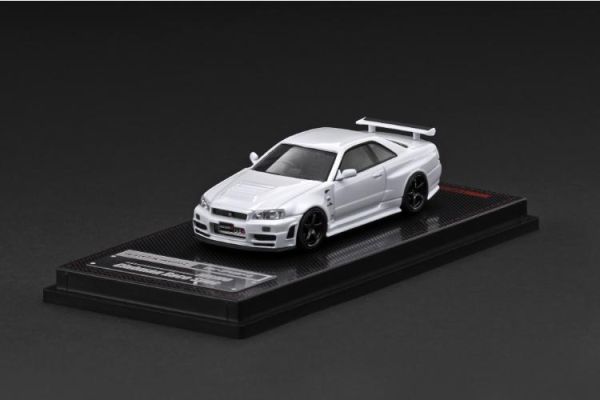 (預購) ignition model 1/64 日產 Nissan Skyline GT-R (BNR34) NISMO customized White Metallic 金屬白 IG4175 20260405 ignition model 1/64 日產 Nissan Skyline GT-R (BNR34) NISMO customized White Metallic 金屬白 IG4175