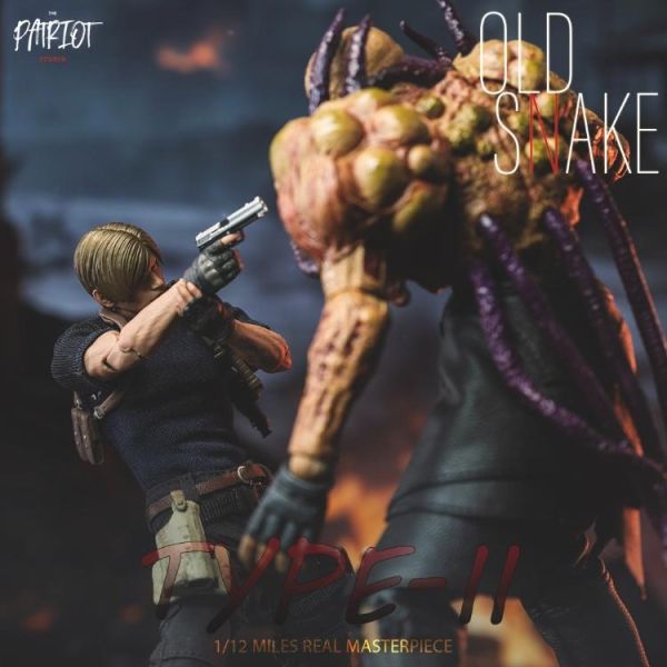 (預購) PatriotStudio 1/12 惡靈古堡2 追蹤者 oldsnake B款 第二型態 下半身黑皮衣 可動完成品 20260331 PatriotStudio 1/12 惡靈古堡2 追蹤者 oldsnake B款 第二型態 下半身黑皮衣 可動完成品