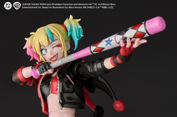 KAIYODO 海洋堂 REVOLTECH 驚奇山口 異世界自殺突擊隊 哈莉·奎茵 可動完成品 KAIYODO 海洋堂 REVOLTECH 驚奇山口 異世界自殺突擊隊 哈莉·奎茵 可動完成品