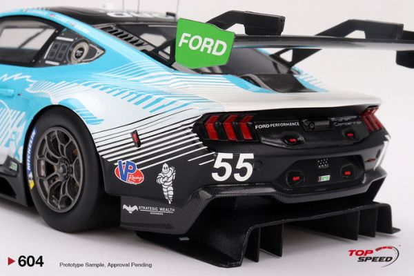 TOP SPPED 1/18 福特 Ford Mustang GT3 #55 Proton Competition 2024 IMSA Daytona 24 Hrs TS0604 TOP SPPED 1/18 福特 Ford Mustang GT3 #55 Proton Competition 2024 IMSA Daytona 24 Hrs TS0604