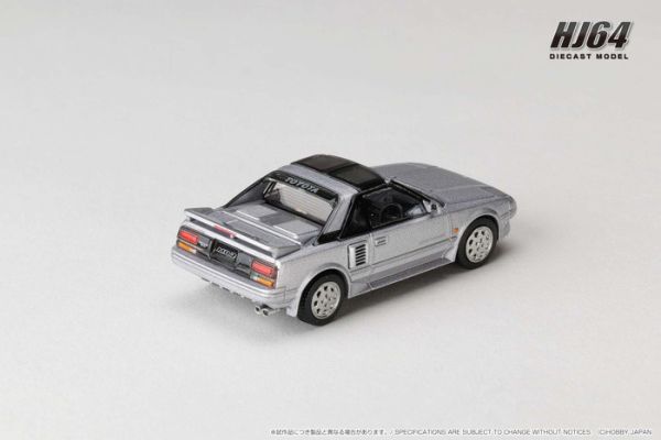 Hobby JAPAN 1/64 豐田 Toyota MR2 1600G-LIMITED SUPER CHARGER 1988 T BAR ROOF 金屬銀 HJ643056AS Hobby JAPAN 1/64 豐田 Toyota MR2 1600G-LIMITED SUPER CHARGER 1988 T BAR ROOF 金屬銀 HJ643056AS