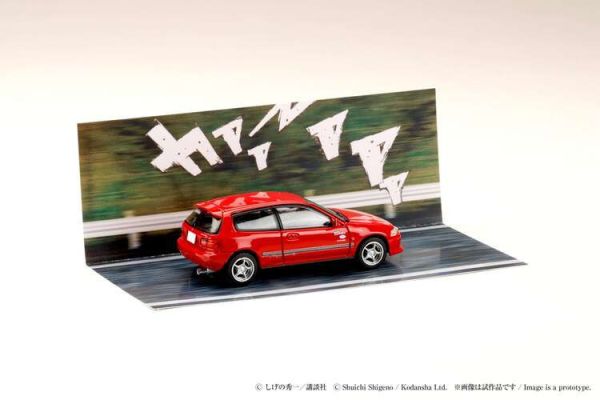 (預購) [吊卡版] 頭文字D 30周年紀念 第二彈 Hobby JAPAN 1/64 本田 Honda CIVIC (EG6) Myogi Night Kids / 頭文字 D  庄司 慎吾 vs 藤原 拓海 HJDMD006 (預購) [吊卡版] 頭文字D 30周年紀念 第二彈 Hobby JAPAN 1/64 本田 Honda CIVIC (EG6) Myogi Night Kids / 頭文字 D  庄司 慎吾 vs 藤原 拓海 HJDMD006