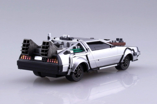 [經典再販] AOSHIMA 青島 1/43 回到未來 Back To The Future  DeLorean III 迪羅倫 迴力車 組裝模型 AOSHIMA,1/43,回到未來,Back To The Future,DeLorean III,迴力車