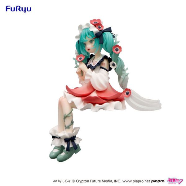 Furyu 景品 初音未來 泡麵蓋公仔 銀蓮花精靈Ver. 2507 Furyu 景品 初音未來 泡麵蓋公仔 銀蓮花精靈Ver.