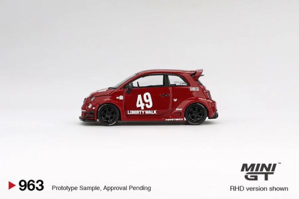 MINIGT 1/64 飛雅特 LB-WORKS x Abas Works ABARTH 595 Red MGT00963-L MINIGT 1/64 飛雅特 LB-WORKS x Abas Works ABARTH 595 Red MGT00963-L