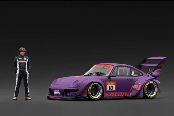 (預購) ignition model 1/18 RWB 993 Matte Purple With Mr. Nakai IG4042 20260507 ignition model 1/18 RWB 993 Matte Purple With Mr. Nakai IG4042