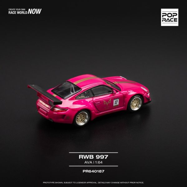 POP RACE 1/64 保時捷 Porsche RWB 997 - AVA PR640187 POP RACE 1/64 保時捷 Porsche RWB 997 - AVA PR640187