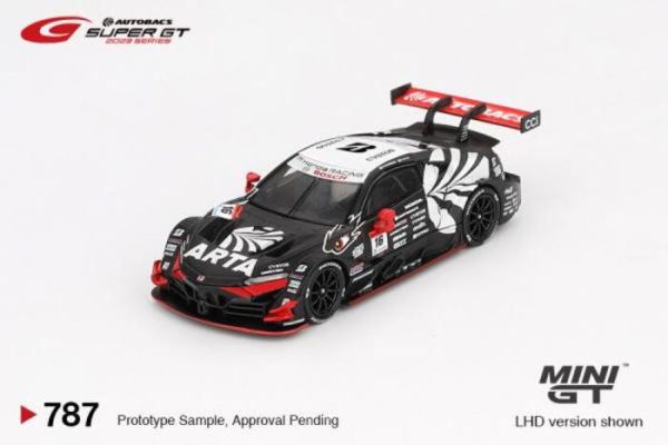 [吊卡版] MINIGT 1/64 本田 Honda NSX-GT "Type S" GT500 #16 "ARTA MUGEN NSX-GT "  ARTA 2023 SUPER GT Series MGT00787-BL [吊卡版] MINIGT 1/64 本田 Honda NSX-GT "Type S" GT500 #16 "ARTA MUGEN NSX-GT "  ARTA 2023 SUPER GT Series MGT00787-BL