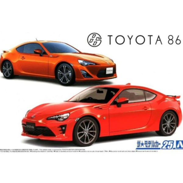 (預購) AOSHIMA 青島 1/24 #25 豐田 ZN6 TOYOTA86 "16 組裝模型 20260707 AOSHIMA 青島 1/24 #25 豐田 ZN6 TOYOTA86 "16 組裝模型