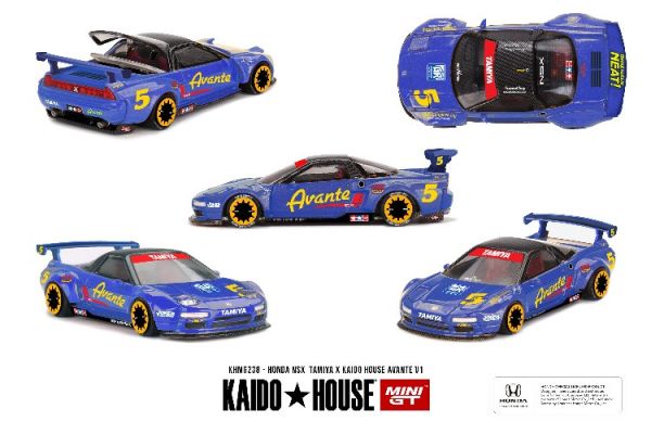 (預購) KaidoHouse x MINIGT 1/64 本田 Honda NSX  田宮TAMIYA x KAIDO HOUSE "AVANTE" V1 KHMG238 20251023 KaidoHouse x MINIGT 1/64 本田 Honda NSX  田宮TAMIYA x KAIDO HOUSE "AVANTE" V1 KHMG238