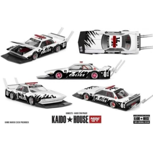 (預購) MINIGT 1/64 KAIDO STAR POLICE KHMG275 20260319 MINIGT 1/64 KAIDO STAR POLICE KHMG275