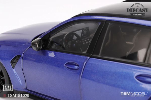 TSM MODEL 1/18 寶馬 BMW M3 Touring M Portimao Blue Metallic TSM181029 TSM MODEL 1/18 寶馬 BMW M3 Touring M Portimao Blue Metallic TSM181029