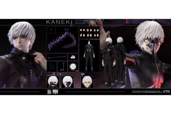 (預購) ROCKETTOYS 正版授權 1/6 東京喰種 金木研 KANEKI 戰鬥服Ver 可動完成品 20260716 ROCKETTOYS 正版授權 1/6 東京喰種 金木研 KANEKI 戰鬥服Ver 可動完成品