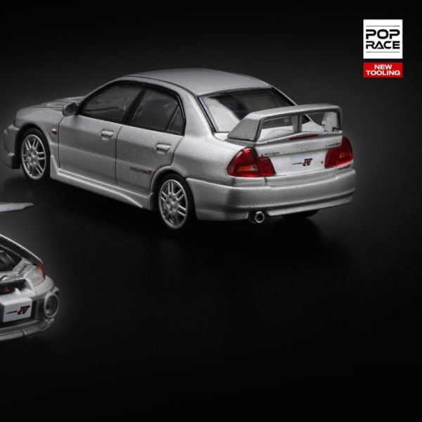 POP RACE 1/64 三菱 MITSUBISHI LANCER EVOLUTION IV EVO4代 鋼鐵銀 PR640140 POP RACE 1/64 三菱 MITSUBISHI LANCER EVOLUTION IV EVO4代 鋼鐵銀 PR640140