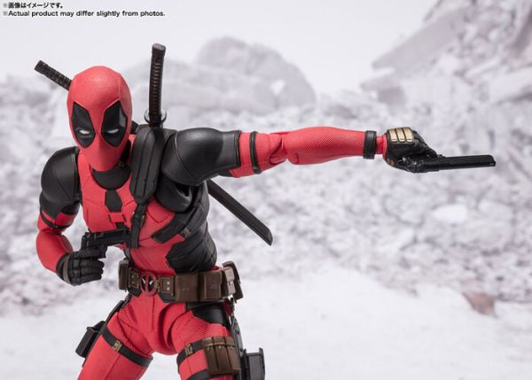 BANDAI S.H.F 死侍與金鋼狼 DEADPOOL&WOLVERINE 死侍 可動完成品 BANDAI S.H.F 死侍與金鋼狼 DEADPOOL&WOLVERINE 死侍 可動完成品