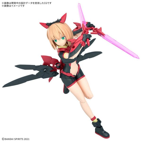 BANDAI 30MS 019 組裝少女輕作戰 緹雅夏 大麗花裝 顏色B 組裝模型 BANDAI 30MS 019 組裝少女輕作戰 緹雅夏 大麗花裝 顏色B 組裝模型