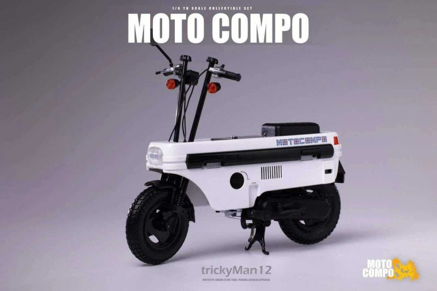 TrickyMan12 1/6 HONDA MOTO COMPO trunk bike CITY後車廂折疊機車 20x18公分 三色 分別販售 TrickyMan12 1/6 HONDA MOTO COMPO trunk bike CITY後車廂折疊機車 20x18公分 三色 分別販售