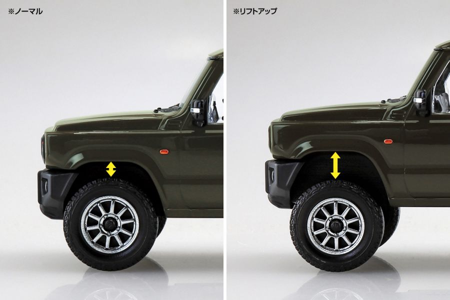 [免上色 免膠水] AOSHIMA 青島 1/32 Snap Kit 08-SP1 鈴木Jimny 定製輪 叢林綠 組裝模型 [免上色 免膠水] AOSHIMA 青島 1/32 Snap Kit 08-SP1 鈴木Jimny 定製輪 叢林綠 組裝模型