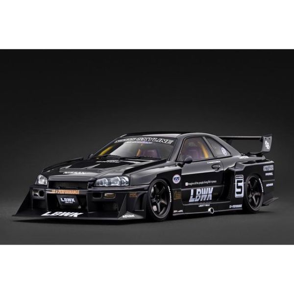 (預購) ignition model 1/18 日產 LB-ER34 Super Silhouette SKYLINE Black IG4135 20260820 ignition model 1/18 日產 LB-ER34 Super Silhouette SKYLINE Black IG4135