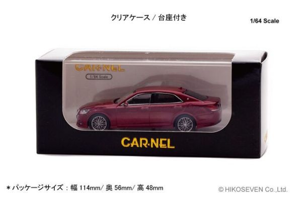 CAR-NEL 1/64 豐田皇冠 Toyota CROWN Athlete S日本車色選配版 2015紅 水晶紅 CN640046 CAR-NEL 1/64 豐田皇冠 Toyota CROWN Athlete S日本車色選配版 2015紅 水晶紅 CN640046