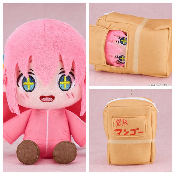 Good Smile 手掌型玩偶 孤獨搖滾 後藤一里 小孤獨 閃亮臉Ver. 附完熟芒果紙箱隨身包 Good Smile 手掌型玩偶 孤獨搖滾 後藤一里 小孤獨 閃亮臉Ver. 附完熟芒果紙箱隨身包