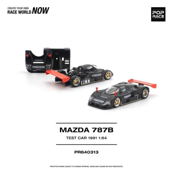 (預購) POP RACE 1/64 馬自達 MAZDA 787B 1991 TEST CAR PR640313 20260521 POP RACE 1/64 馬自達 MAZDA 787B 1991 TEST CAR PR640313