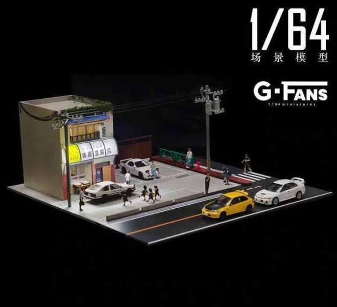 (預購) GFans 1/64 頭文字D 藤原豆腐店 仿真建築場景模型 (預購) GFans 1/64 頭文字D 藤原豆腐店 仿真建築場景模型