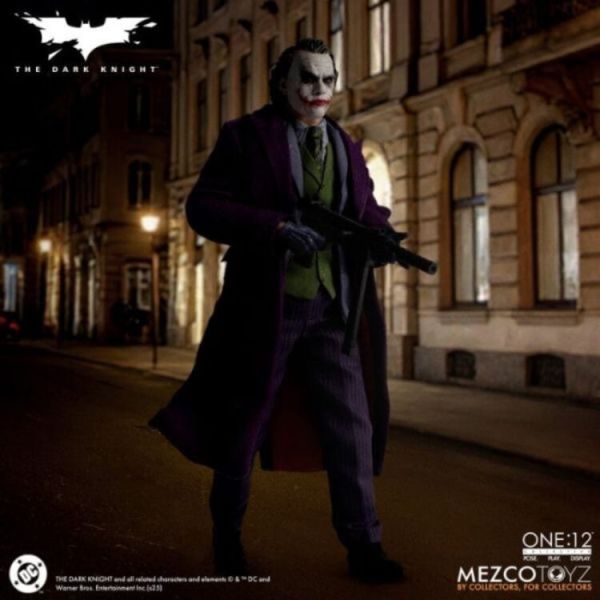 (預購) MEZCO TOYZ One:12 Collective 黑暗騎士 小丑 約17cm 可動人偶 20251007 (預購) MEZCO TOYZ One:12 Collective 黑暗騎士 小丑 約17cm 可動人偶 20251007
