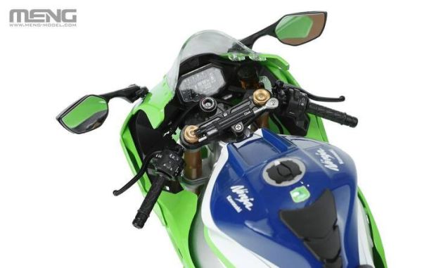 MENG 1/9 川崎 Ninja ZX-10R 悅色版 組裝模型 MENG 1/9 川崎 Ninja ZX-10R 悅色版 組裝模型