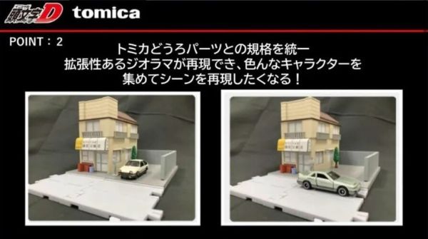 Tomica Premium Unlimited 頭文字D 藤原豆腐店 場景組 Tomica Premium Unlimited 頭文字D 藤原豆腐店 場景組