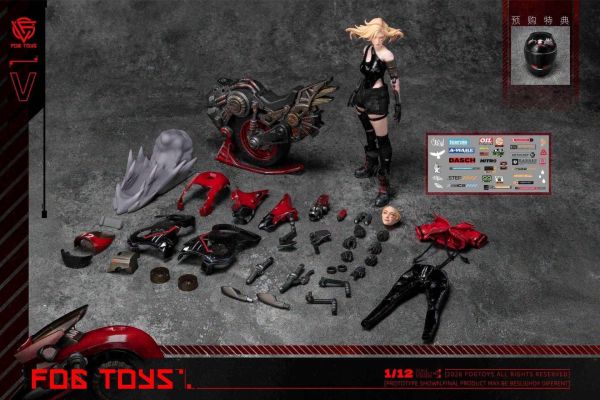 (預購) FOGTOYS 1/12 奇想26系列 V人物套裝 EA-03 可動完成品 附特典:摩托頭盔 20260910 FOGTOYS 1/12 奇想26系列 V人物套裝 EA-03 可動完成品 附特典:摩托頭盔