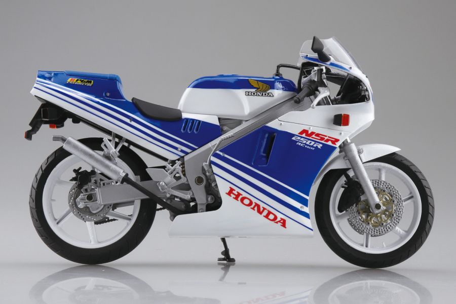 AOSHIMA 青島 1/12 本田 Honda NSR250R SP'88 土藍/玫瑰白 塗裝完成品 AOSHIMA 青島 1/12 本田 Honda NSR250R SP'88 土藍/玫瑰白 塗裝完成品