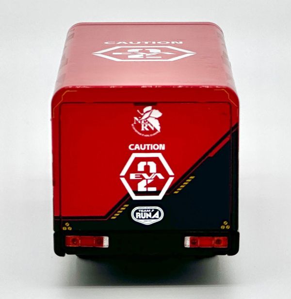 [即將到貨 請點貨到通知] POP RACE 1/64 EVA Racing Trans Porter HINO 500 運輸車 EVA-02 貳號機 POP RACE 1/64 EVA Racing Trans Porter HINO 500 運輸車 EVA-02 貳號機