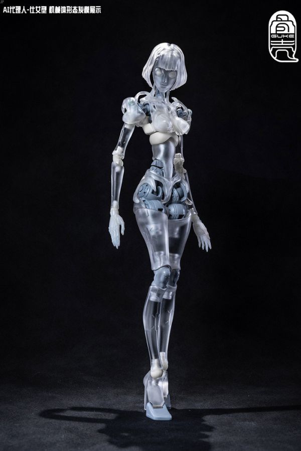 骨殼工坊 1/12 GK01FEC1 AI代理人 仕女型C1 透明版 可動完成品 骨殼工坊 1/12 GK01FEC1 AI代理人 仕女型C1 透明版 可動完成品