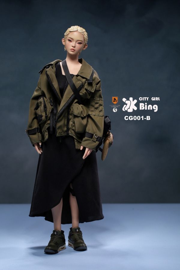 Mr.Z 1/6 模型工作室城市系列第一彈 城市少女 CG001-B 冰 可動完成品 Mr.Z 1/6 模型工作室城市系列第一彈 城市少女 CG001-B 冰 可動完成品