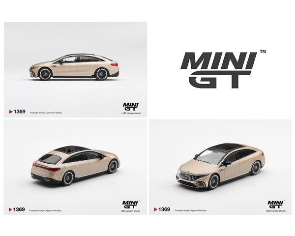 (預購) [吊卡版] MINIGT 1/64 賓士 Mercedes-AMG EQS 53 Gold LHD MGT01369-BL 20260827 [吊卡版] MINIGT 1/64 賓士 Mercedes-AMG EQS 53 Gold LHD MGT01369-BL