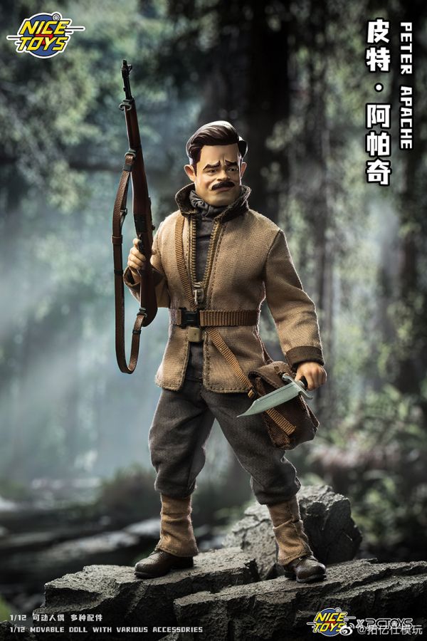 NICETOYS 1/12 萌軍系列 第一彈 阿帕奇 可動完成品  NICETOYS 1/12 萌軍系列 第一彈 阿帕奇 可動完成品 