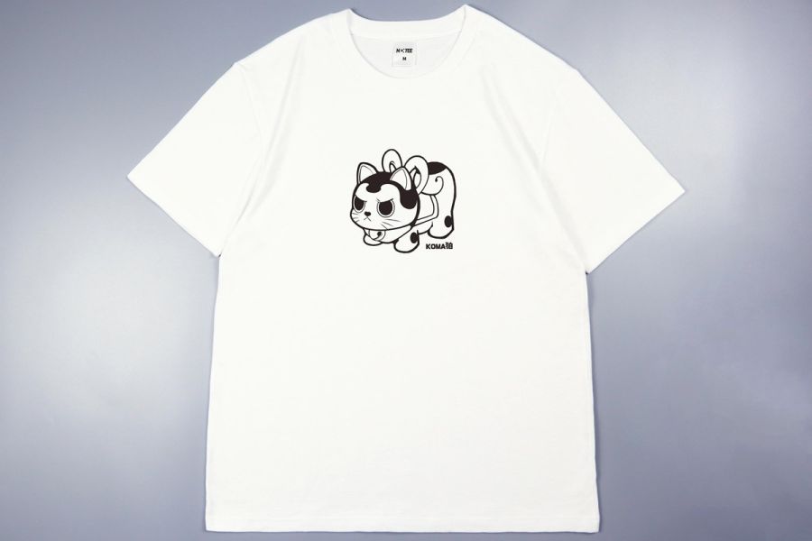 NEXTee KONEKO 單色KOMA 短袖T恤 白色＆黑色 NEXTee KONEKO 單色KOMA 短袖T恤 白色＆黑色
