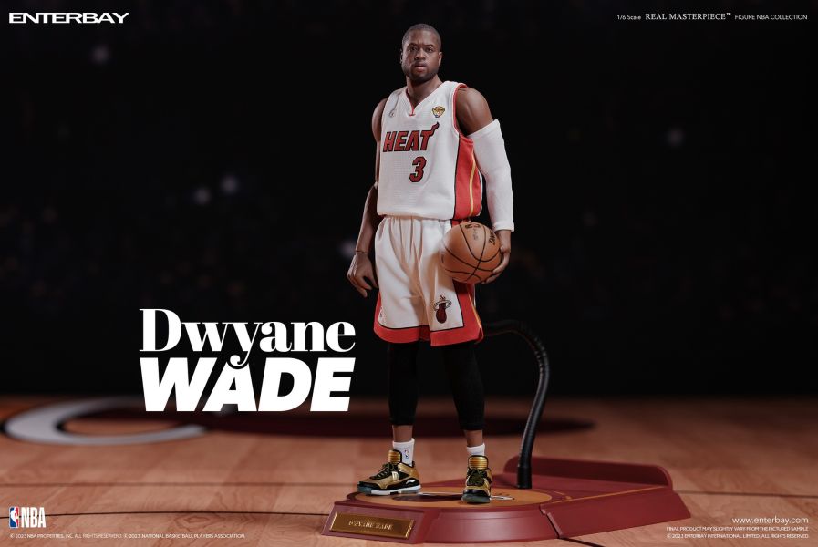 ENTERBAY 1/6 NBA系列 德韋恩韋德 Dwyane Wade 熱火隊 可動完成品 ENTERBAY 1/6 NBA系列 德韋恩韋德 Dwyane Wade 熱火隊 可動完成品